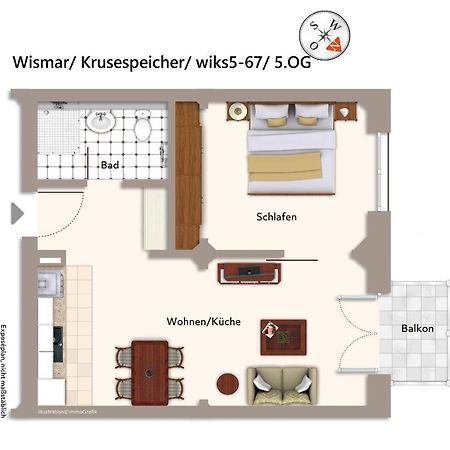 Krusespeicher Krusespeicher 5-67 Wißmar Eksteriør billede
